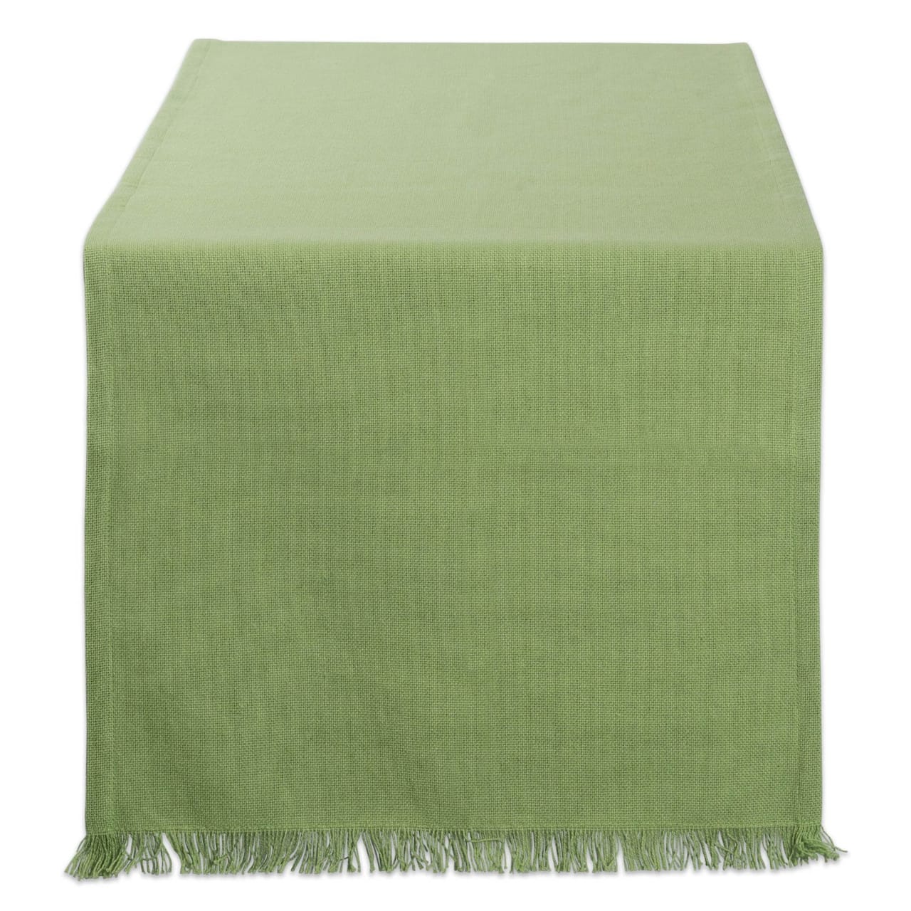 DII® 72" Solid Heavyweight Fringed Table Runner
